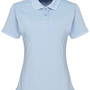 Women's Coolchecker® piqué polo - Light Blue, XS