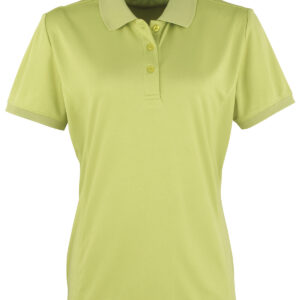 Women's Coolchecker® piqué polo - Lime, XS