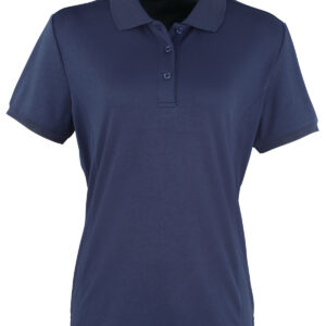 Women's Coolchecker® piqué polo - Navy, XS