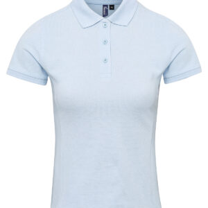 Women's Coolchecker® plus piqué polo - Light Blue, XS