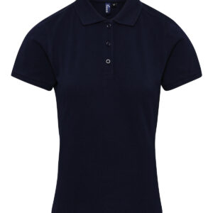 Women's Coolchecker® plus piqué polo - Navy, XS