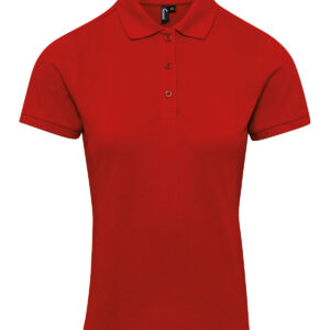 Women's Coolchecker® plus piqué polo - Red, XS