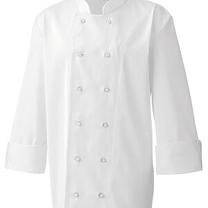 Chef's jacket studs - White, One size