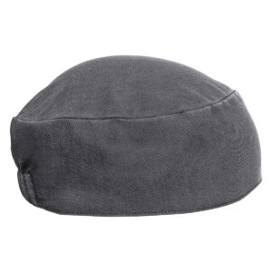 Chef's skull cap - Grey Denim, One size
