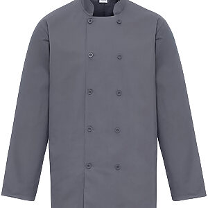 Long sleeve chef’s jacket - Steel, XS
