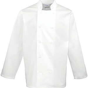 Long sleeve chef’s jacket - White, XS