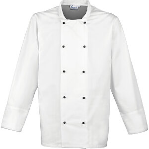 Cuisine long sleeve chef's jacket - White, XS