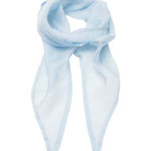 'Colours' Chiffon scarf - Light Blue, One size