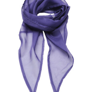 'Colours' Chiffon scarf - Purple, One size