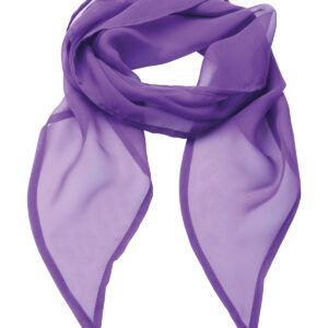 'Colours' Chiffon scarf - Rich Violet, One size