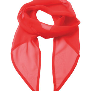 'Colours' Chiffon scarf - Strawberry Red, One size