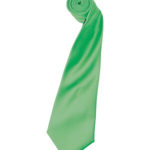 'Colours' satin tie - Apple, One size