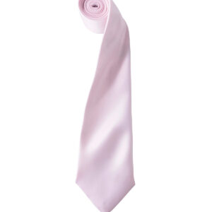 'Colours' satin tie - Pink, One size