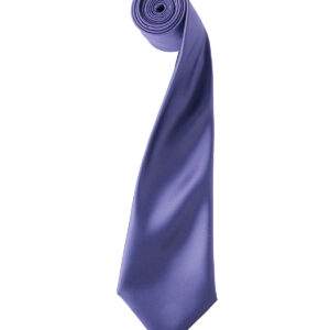 'Colours' satin tie - Purple, One size