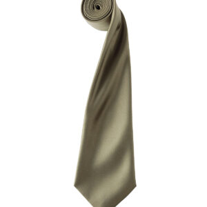 'Colours' satin tie - Sage, One size