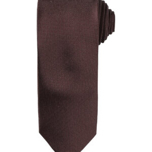 Micro waffle tie - Brown, One size