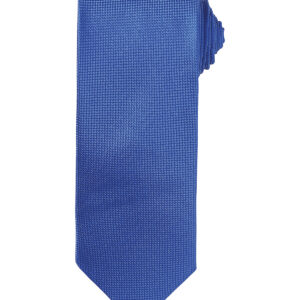 Micro waffle tie - Royal, One size