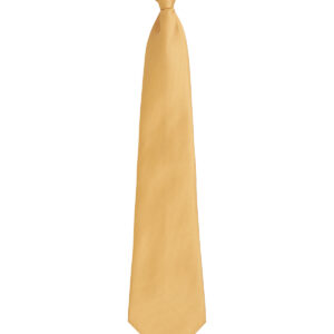 'Colours Originals' fashion clip tie - Gold, One size
