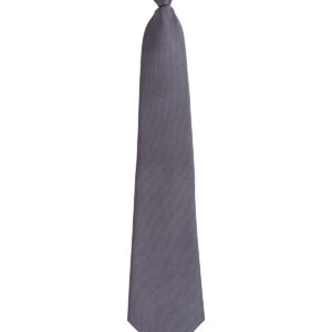 'Colours Originals' fashion clip tie - Grey, One size