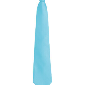 'Colours Originals' fashion clip tie - Turquoise, One size