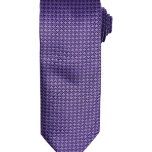 Puppy tooth tie - Purple, One size