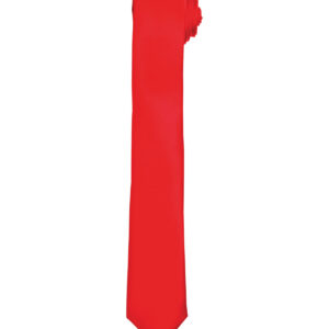 Slim tie - Red, One size