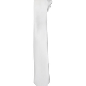 Slim tie - Silver, One size
