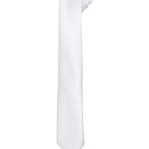 Slim tie - White, One size