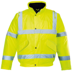 Hi-vis bomber jacket (S463/S226) - Yellow, S