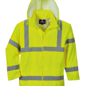Hi-vis rain jacket (H440) - Yellow, S