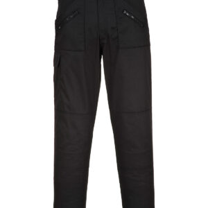 Action trousers (S887) regular fit - Black, 30/R