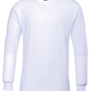 Thermal t-shirt long sleeved (B123) - White, S