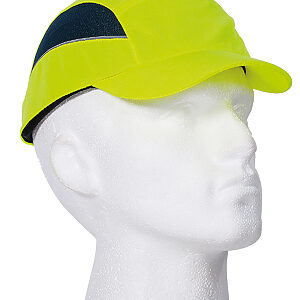 AirTech bump cap (PS59) - Hi Viz Yellow, One size