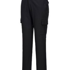 Stretch slim combat trousers (S231) slim fit - Black, 30/R