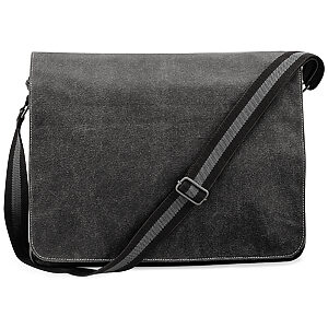 Vintage canvas despatch bag - Vintage Black, One size