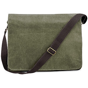 Vintage canvas despatch bag - Vintage Military Green, One size