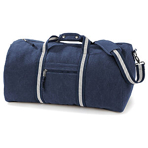 Vintage canvas holdall - Vintage Oxford Navy, One size
