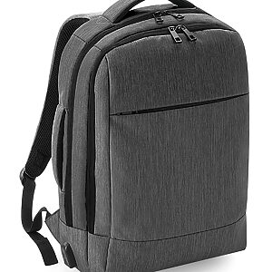 Q-Tech charge convertible backpack - Granite Marl, One size