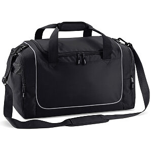 Teamwear locker bag - Black/Light Grey, One size