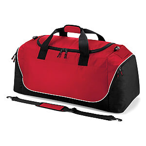 Teamwear jumbo kit bag - Classic Red/Black/White, One size