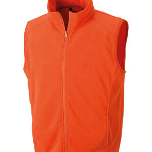 Core microfleece gilet - Orange, XS
