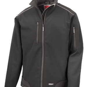 Ripstop softshell workwear jacket - Black* Black, S