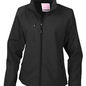 Women's baselayer softshell jacket - Black, XS
