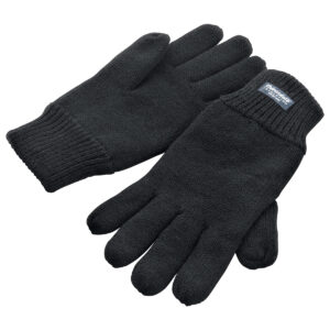 Classic fully-lined Thinsulate™ gloves - Black, S/M
