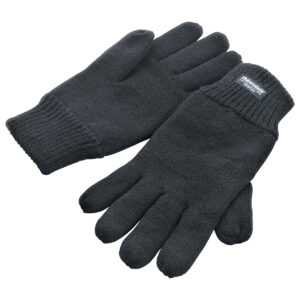 Classic fully-lined Thinsulate™ gloves - Charcoal, S/M
