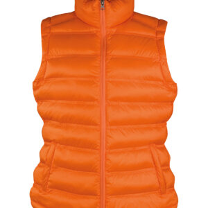 Women's ice bird padded gilet - Orange, XS
