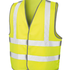 Core safety motorway vest - Fluorescent Yellow, S/M