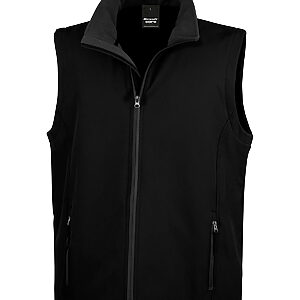 Printable softshell bodywarmer - Black* Black, S