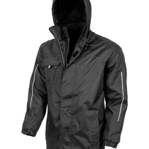 3-in1 CORE transit jacket with printable softshell inner - Black, XS