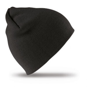 Pull-on soft-feel acrylic hat - Black, One size